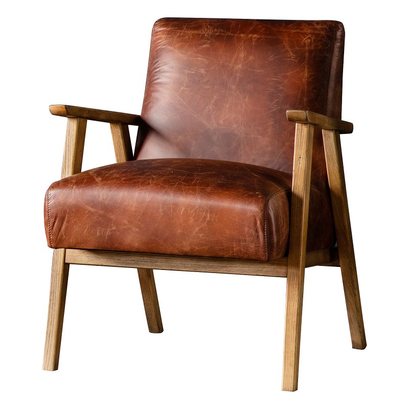 Webb House - Neyland Chair in Leather